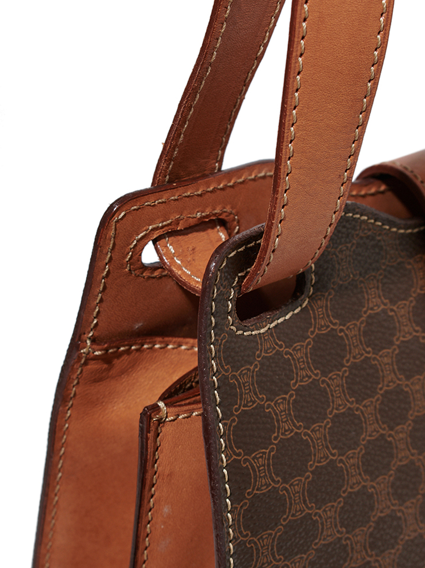 CELINE マカダムモノグラムショルダー(ヴィンテージバッグ