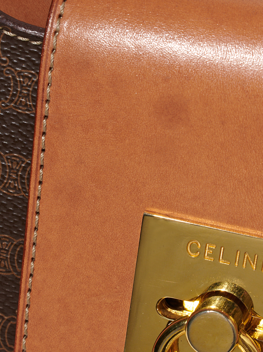 CELINE マカダムモノグラムショルダー(ヴィンテージバッグ