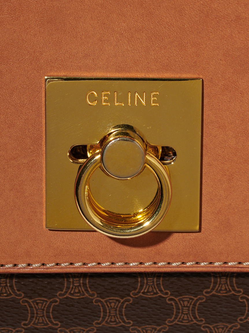 CELINE マカダムモノグラムショルダー(ヴィンテージバッグ