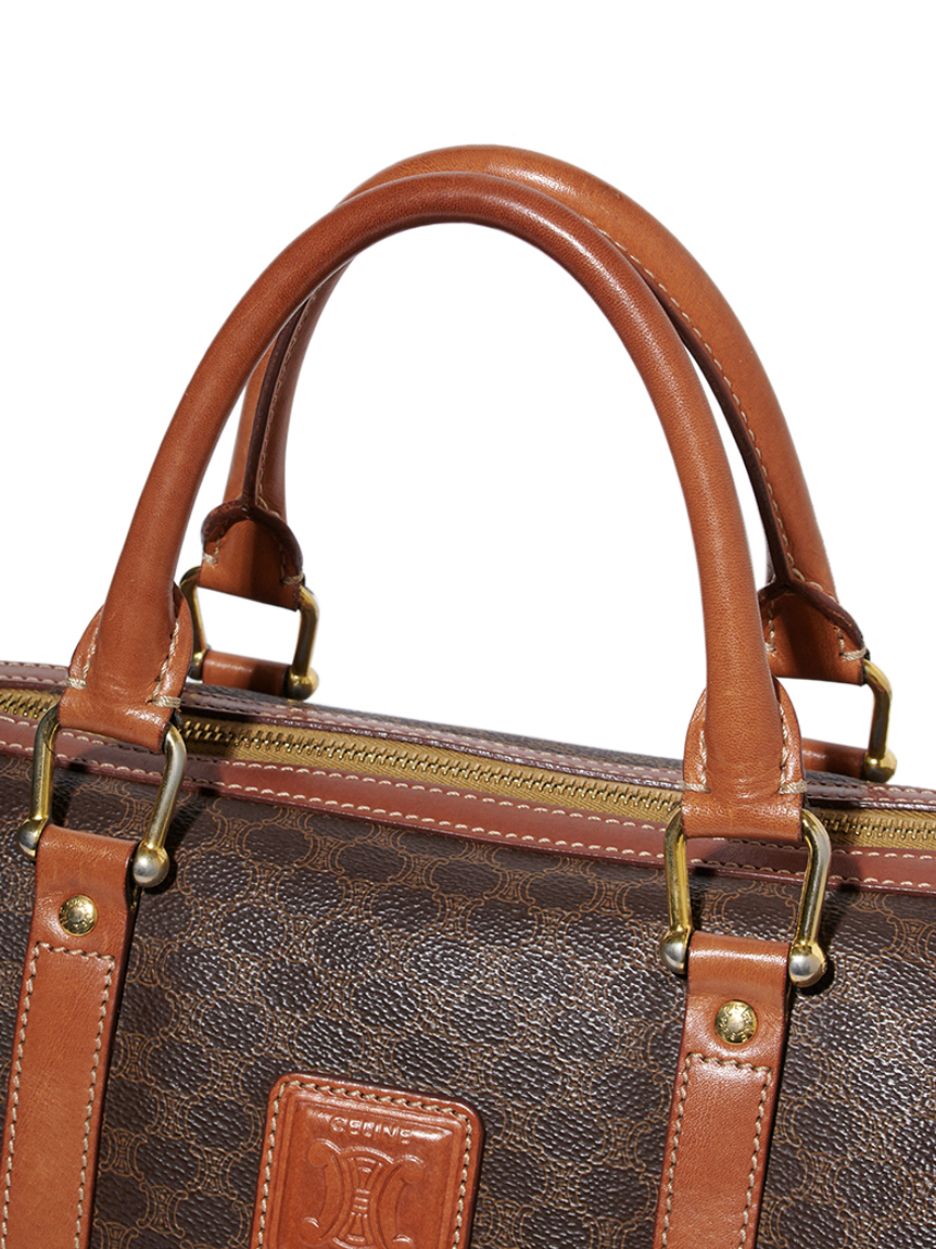 CELINE マカダムモノグラムボストン ミディアムサイズ(ヴィンテージ