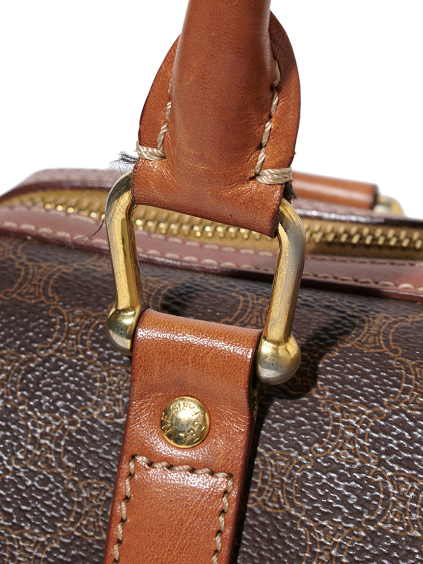 CELINE マカダムモノグラムボストン ミディアムサイズ(ヴィンテージ