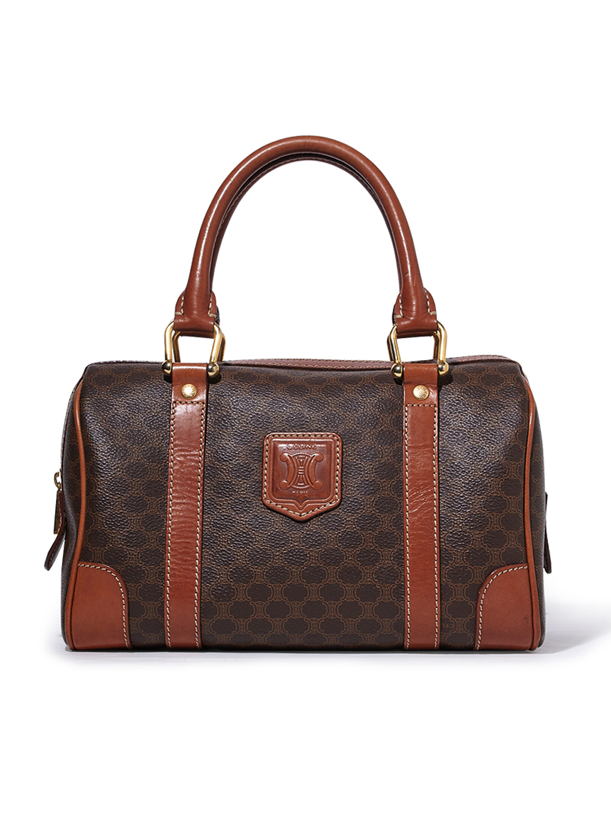 CELINE マカダムモノグラムボストン ミディアムサイズ(ヴィンテージ