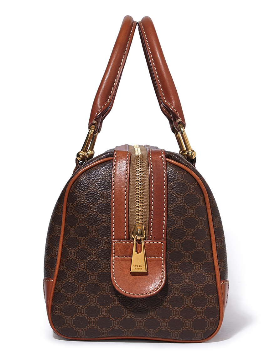 CELINE マカダムモノグラムボストン ミディアムサイズ(ヴィンテージ