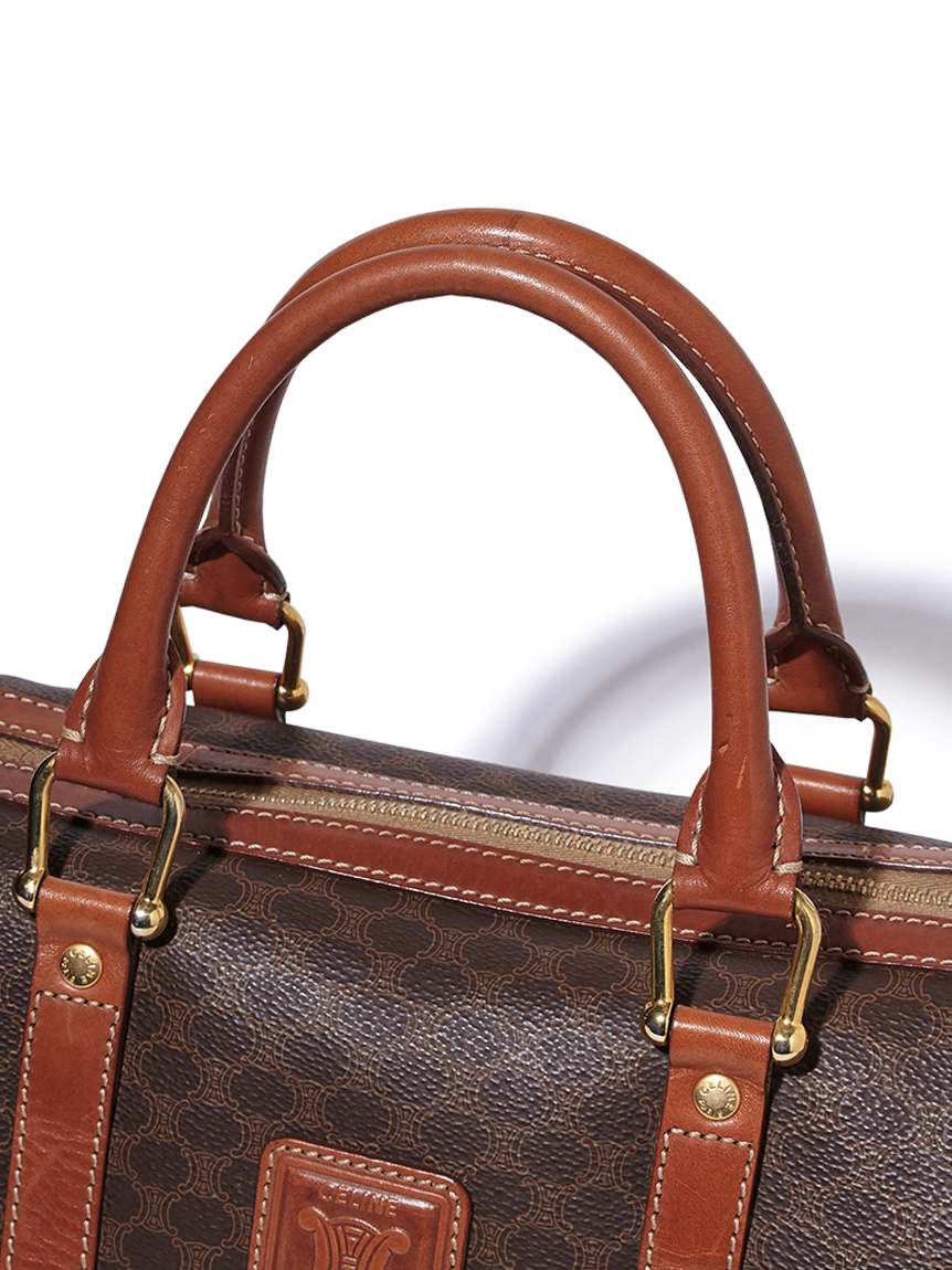 CELINE マカダムモノグラムボストン ミディアムサイズ(ヴィンテージ