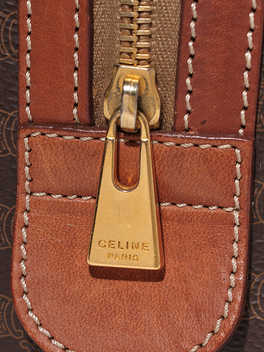 CELINE マカダムモノグラムボストン ミディアムサイズ(ヴィンテージ