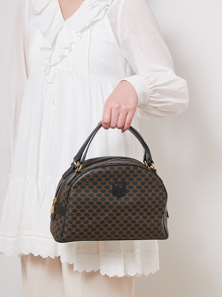 極美品鍵完備 CELINE ビシネス ハンドバッグ マカダム柄 A4収納可能 ファッション通販】 ハンドバッグ ビシネス CELINE 極美品鍵完備