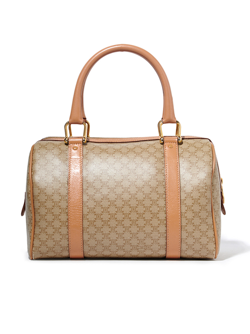 CELINE マカダムモノグラムボストン ミディアムサイズ(ヴィンテージ