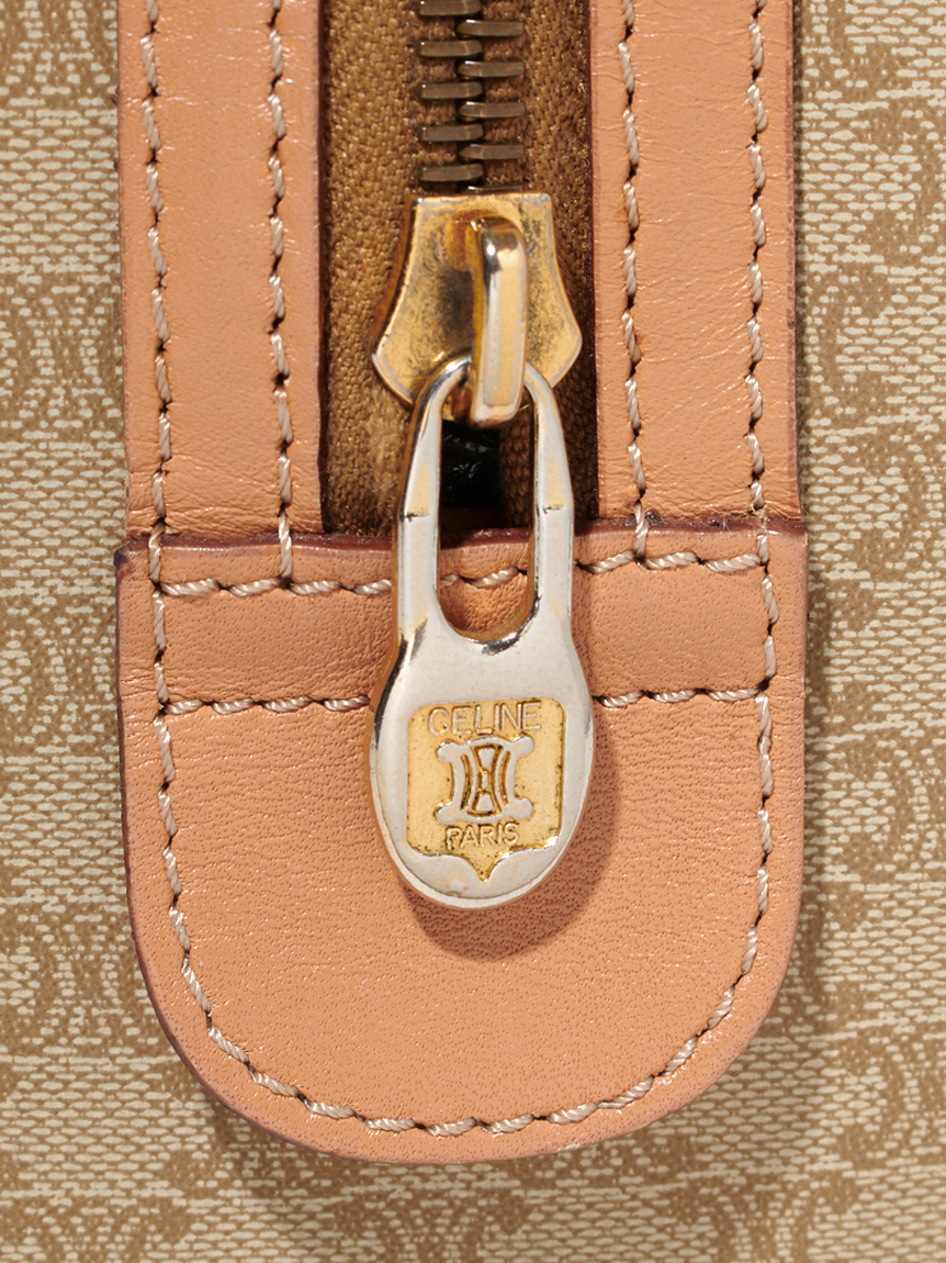 CELINE マカダムモノグラムボストン ミディアムサイズ(ヴィンテージ
