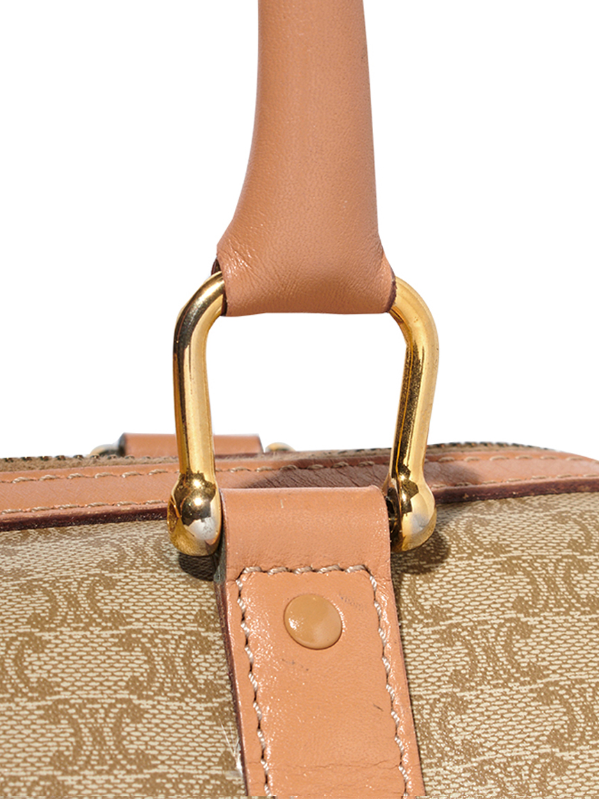 CELINE マカダムモノグラムボストン ミディアムサイズ(ヴィンテージ