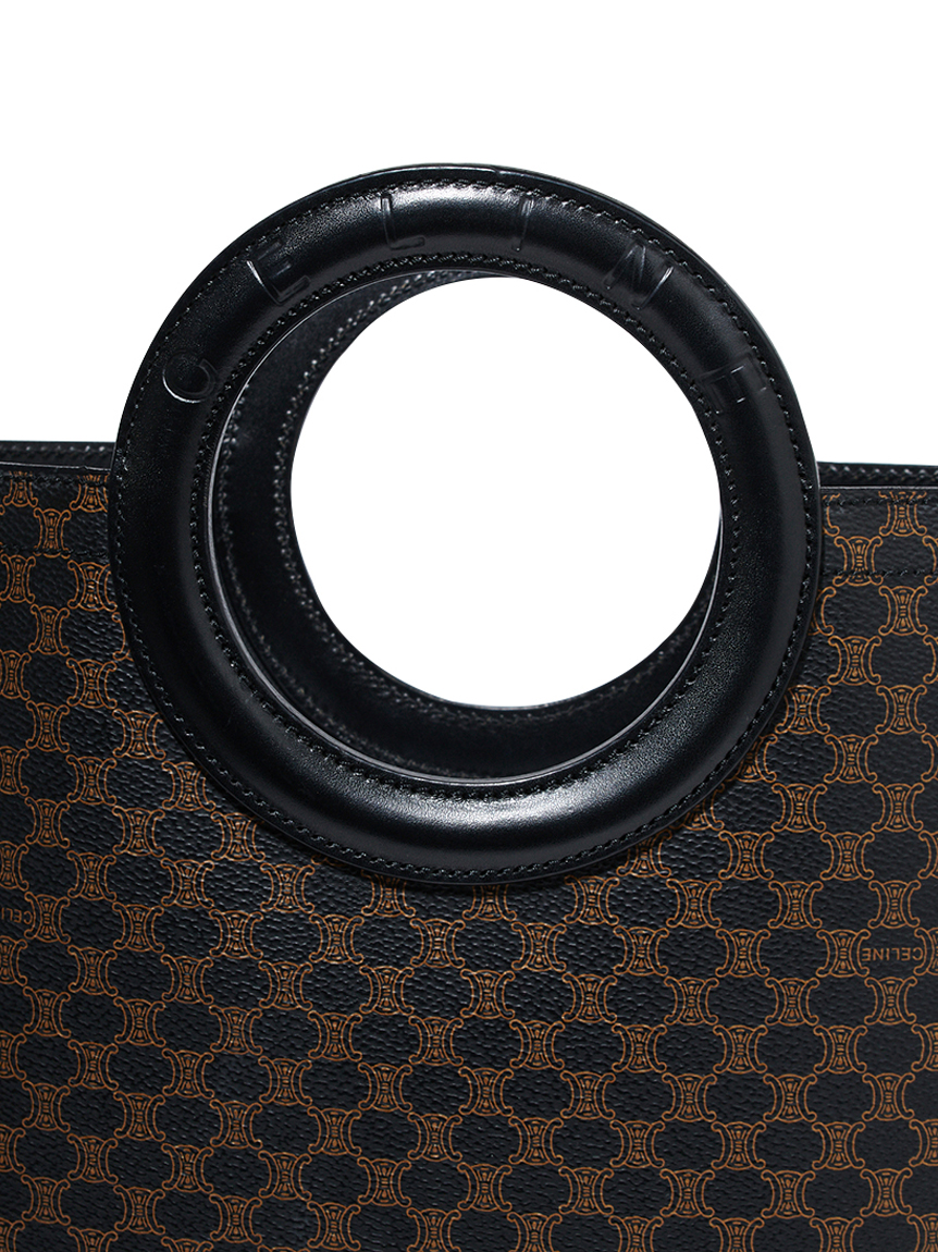 CELINE マカダムモノグラムハンドバッグ(ヴィンテージバッグ