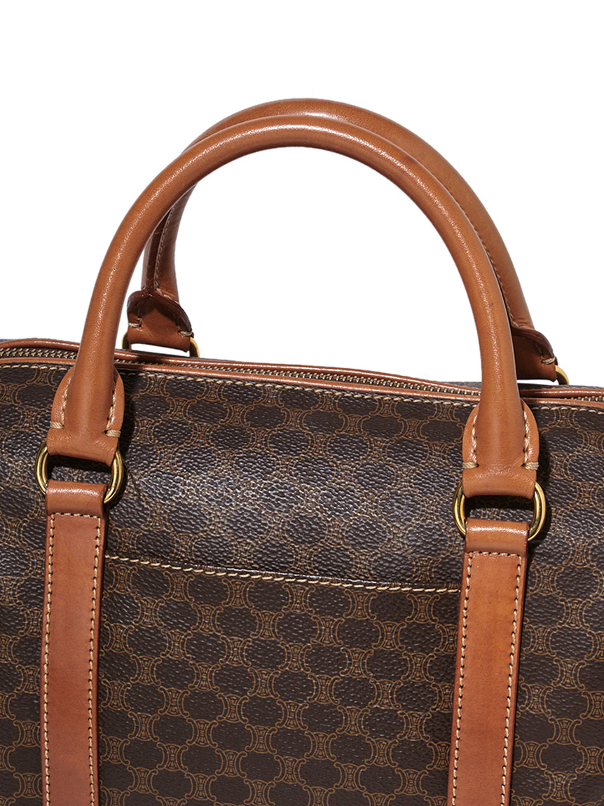 CELINE マカダムモノグラムボストン ミディアムサイズ(ヴィンテージ