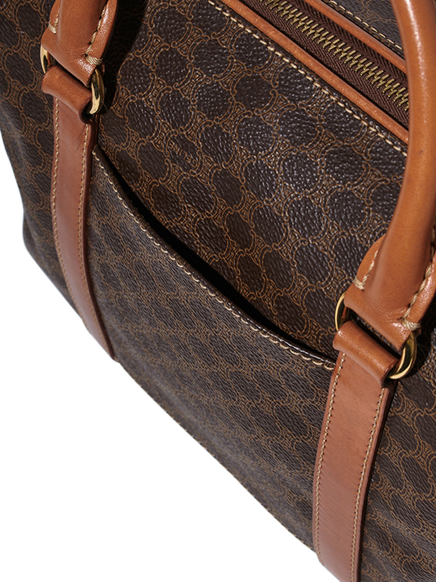 CELINE マカダムモノグラムボストン ミディアムサイズ(ヴィンテージ