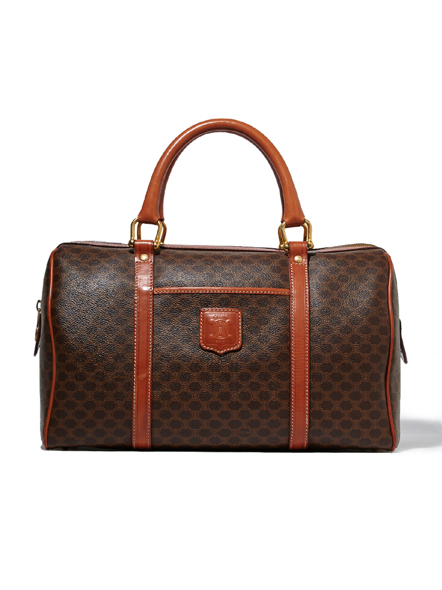 CELINE マカダムモノグラムボストン ミディアムサイズ(ヴィンテージ