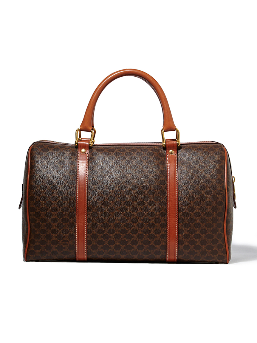 CELINE マカダムモノグラムボストン ミディアムサイズ(ヴィンテージ