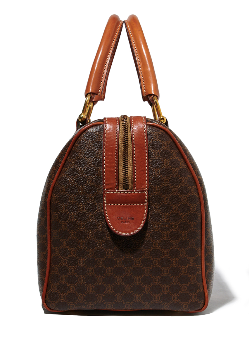 CELINE マカダムモノグラムボストン ミディアムサイズ(ヴィンテージ