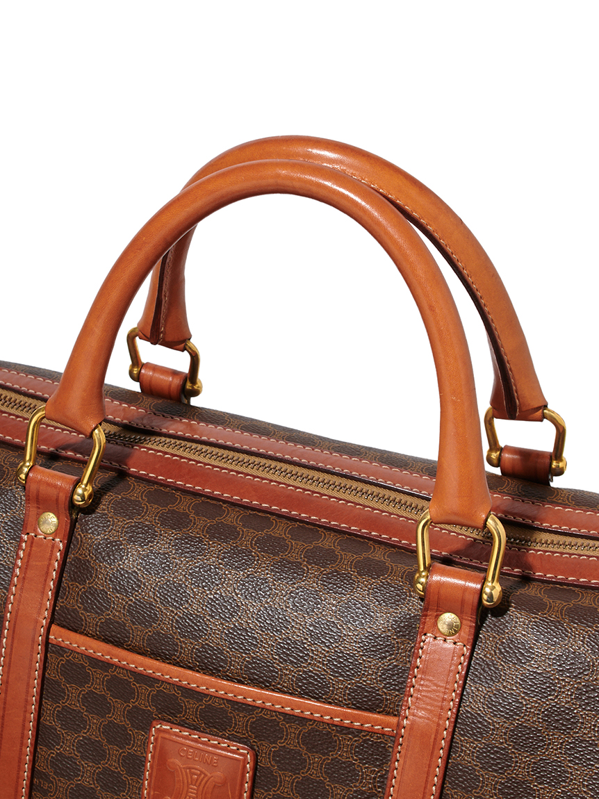 CELINE マカダムモノグラムボストン ミディアムサイズ(ヴィンテージ