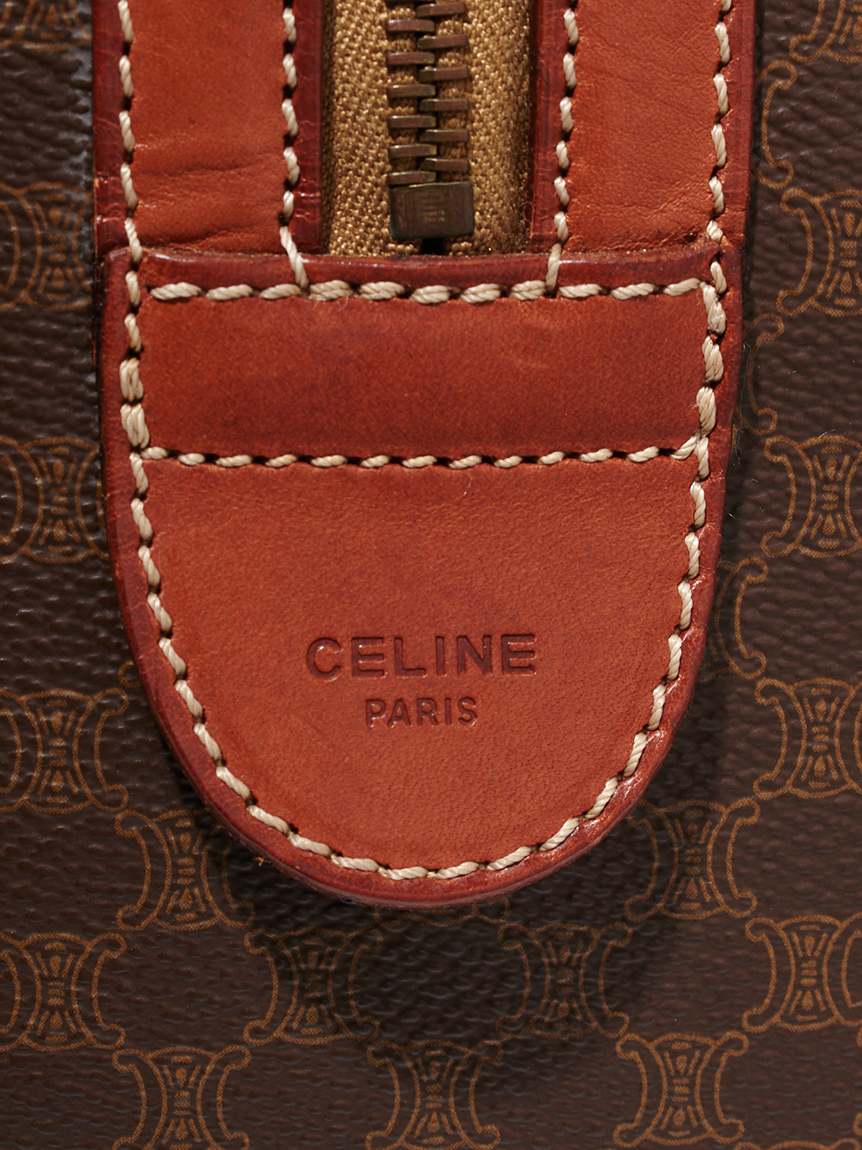 CELINE マカダムモノグラムボストン ミディアムサイズ(ヴィンテージ