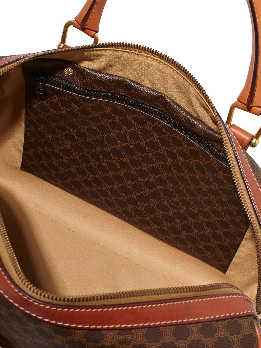 CELINE マカダムモノグラムボストン ミディアムサイズ(ヴィンテージ