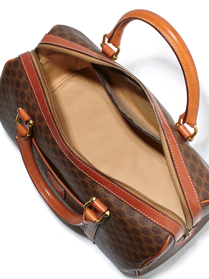 CELINE マカダムモノグラムボストン ミディアムサイズ(ヴィンテージ