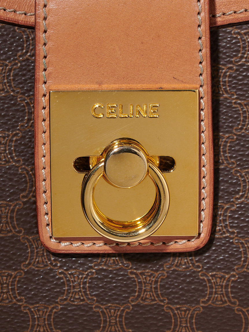 CELINE マカダムモノグラムショルダー(ヴィンテージバッグ