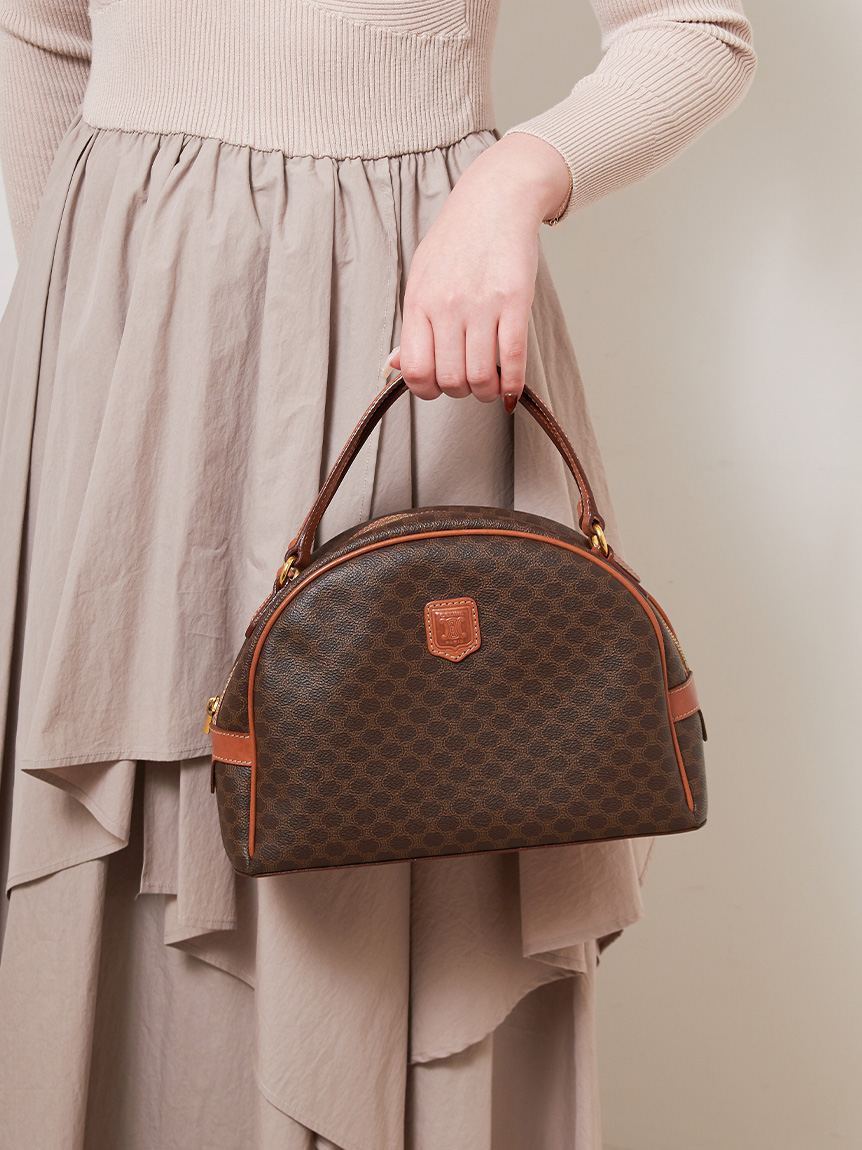 CELINE マカダムモノグラムハンドバッグ(ヴィンテージバッグ