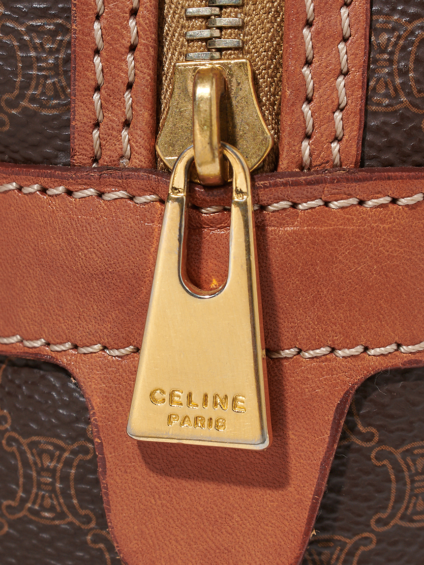 CELINE マカダムモノグラムハンドバッグ(ヴィンテージバッグ