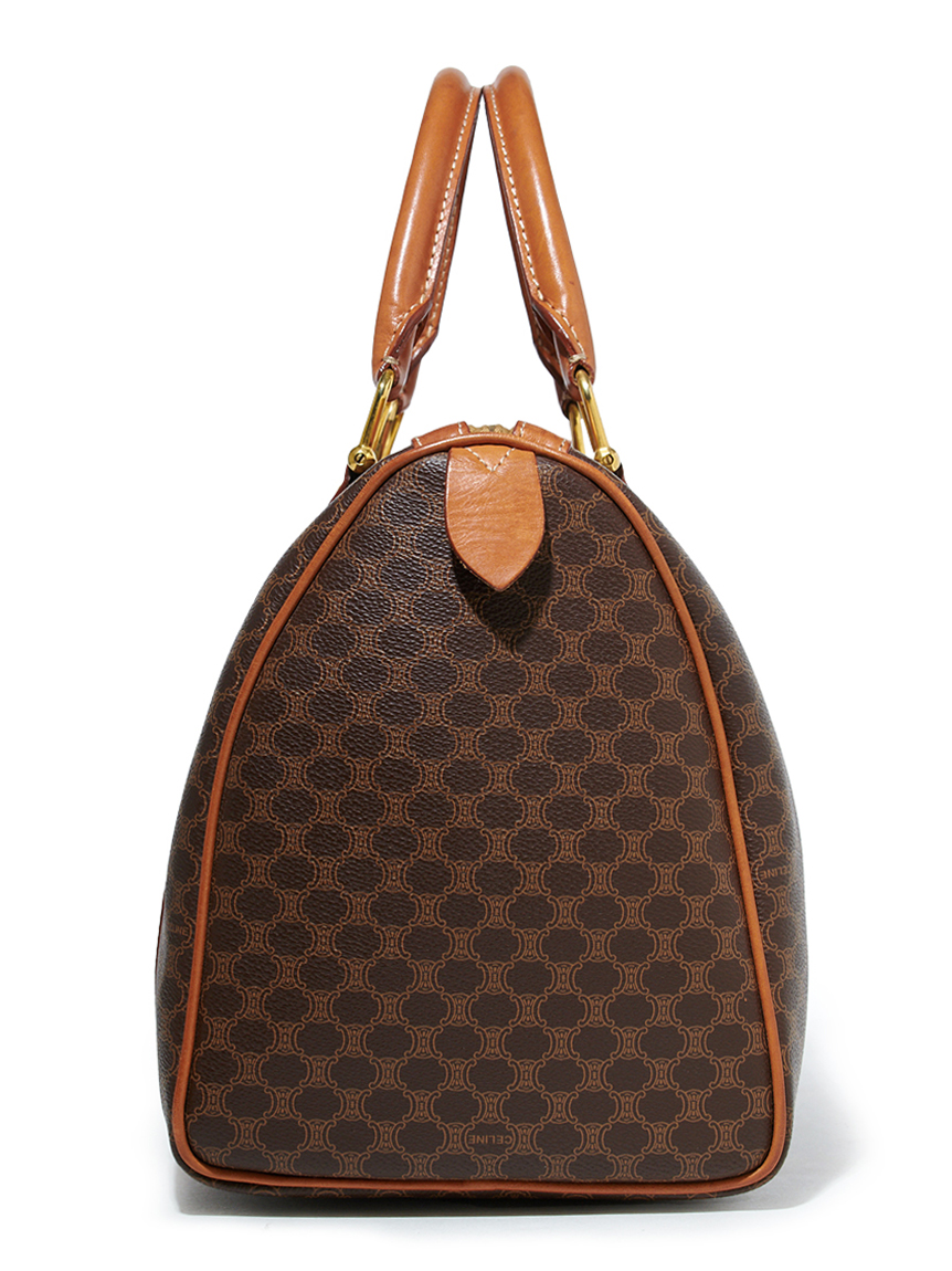 CELINE マカダムモノグラムボストン ミディアムサイズ(ヴィンテージ CELINE マカダムモノグラムボストン ミディアムサイズ(ヴィンテージ