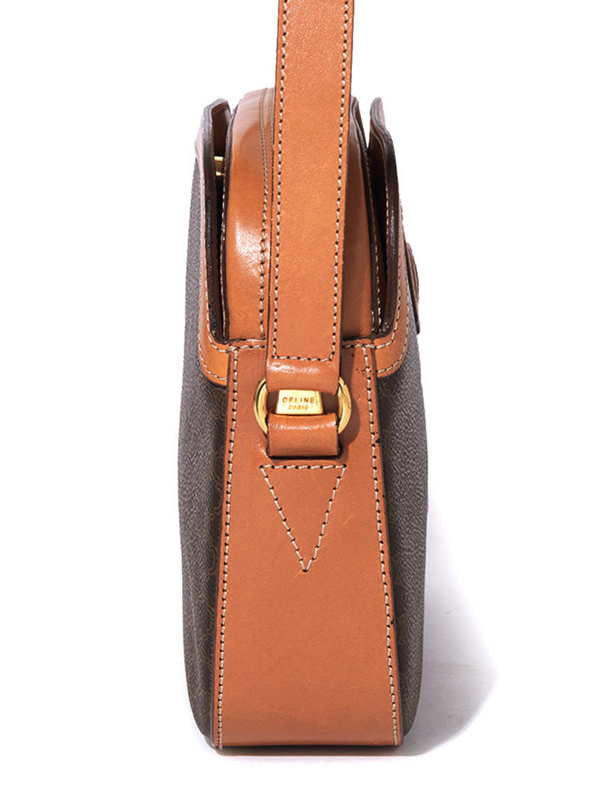 CELINE モノグラムショルダーバッグ CELINE マカダムモノグラムWフェイスショルダー(ヴィンテージバッグ