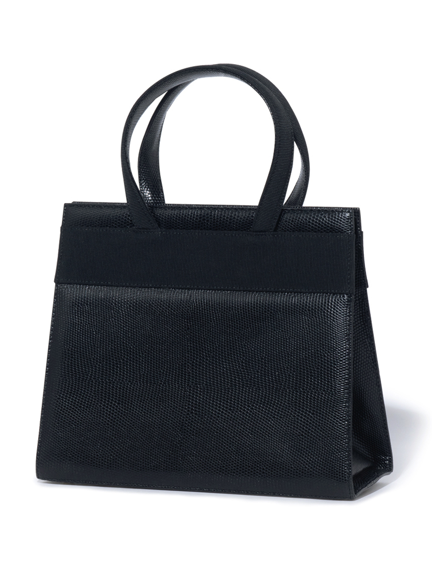 Salvatore Ferragamo ヴァラ型押リザード2wayショルダー(ヴィンテージ