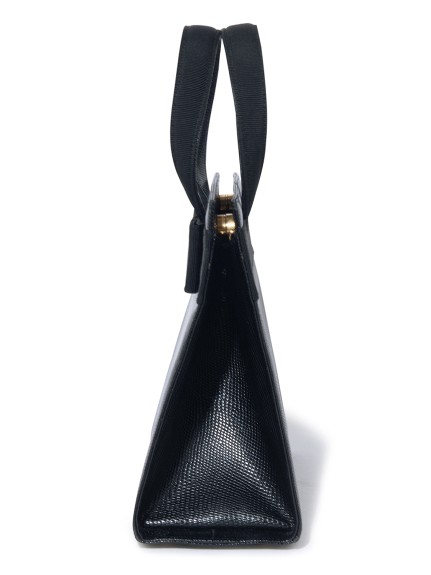 Salvatore Ferragamo ヴァラ型押リザード2wayショルダー(ヴィンテージ