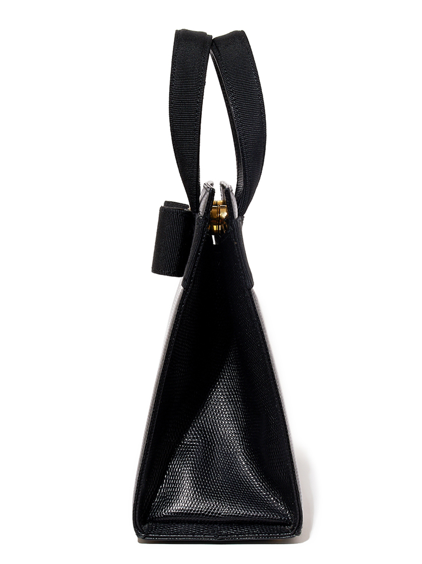 Salvatore Ferragamoヴァラ型押リザード2wayショルダー(ヴィンテージ