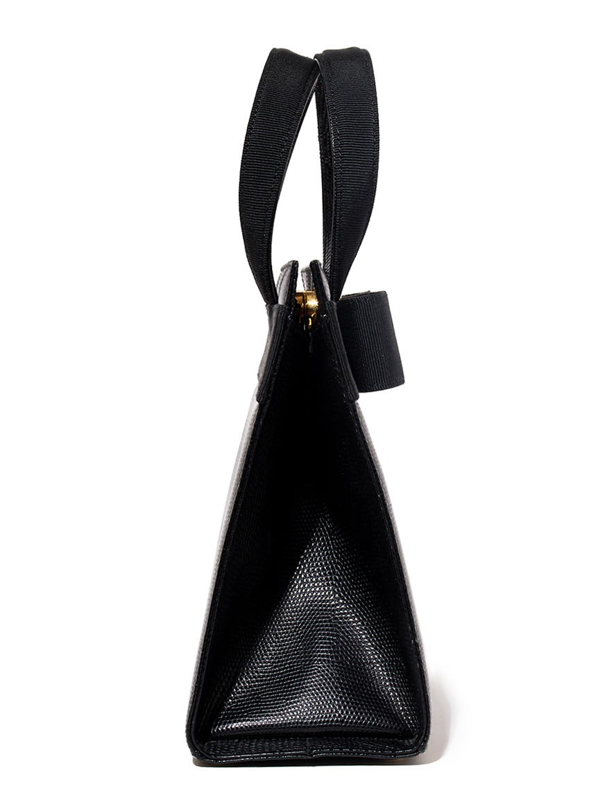 Salvatore Ferragamoヴァラ型押リザード2wayショルダー(ヴィンテージ