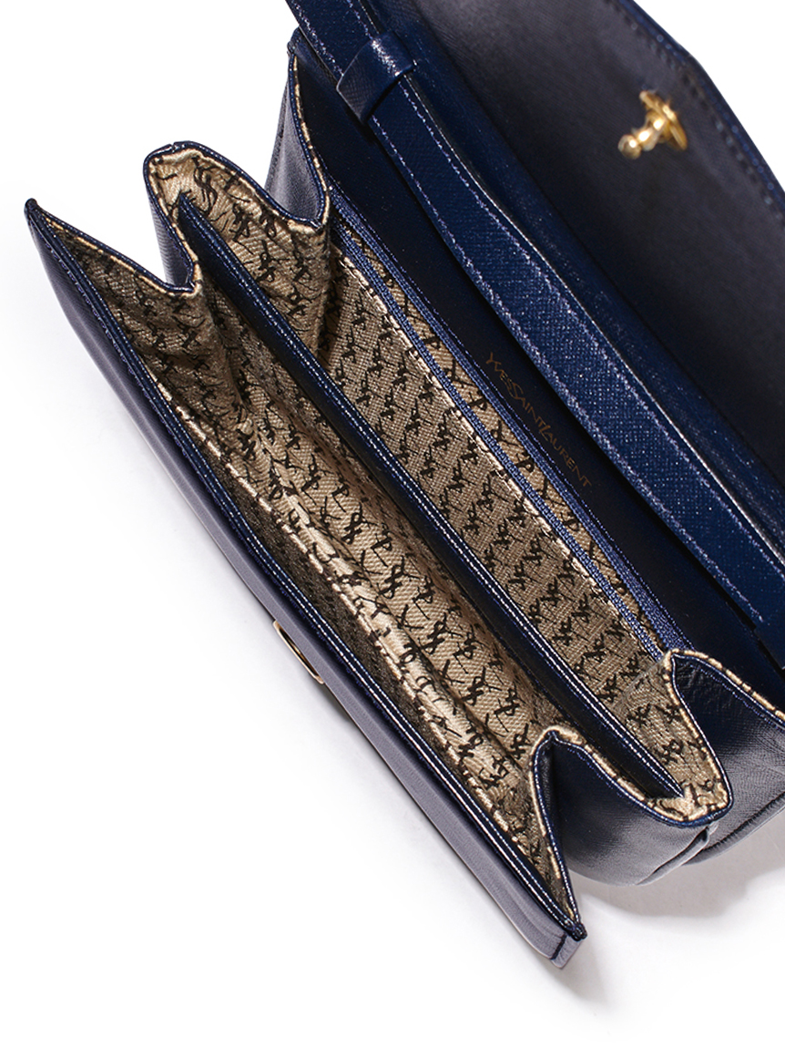 YSLカサンドラロゴフラップショルダー(ヴィンテージバッグ