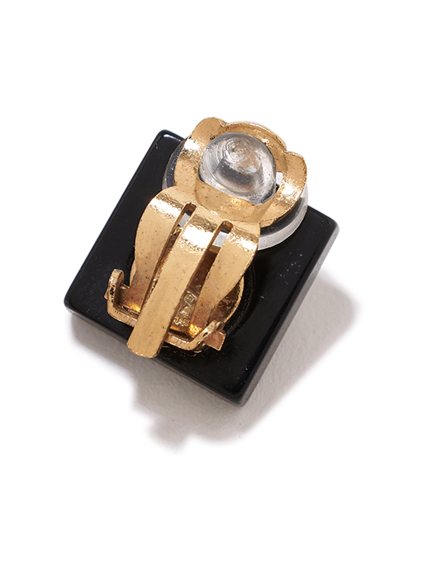 CHANEL COCOスクエアイヤリング CHANEL ココマーク ストーン スクエア イヤリング