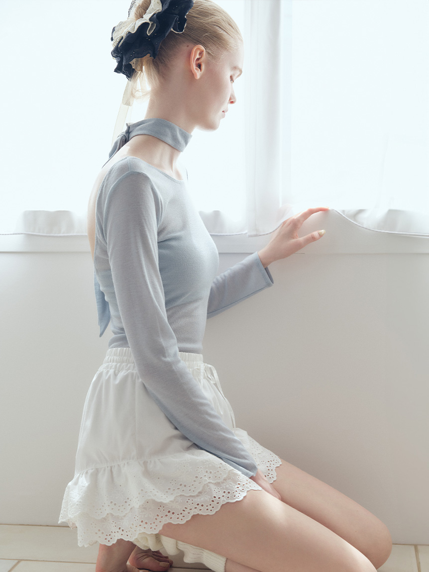 LILY BROWN ベージュ ボディスーツ M/L LILY BROWN Lingerie】シアーファンデボディスーツ（その他