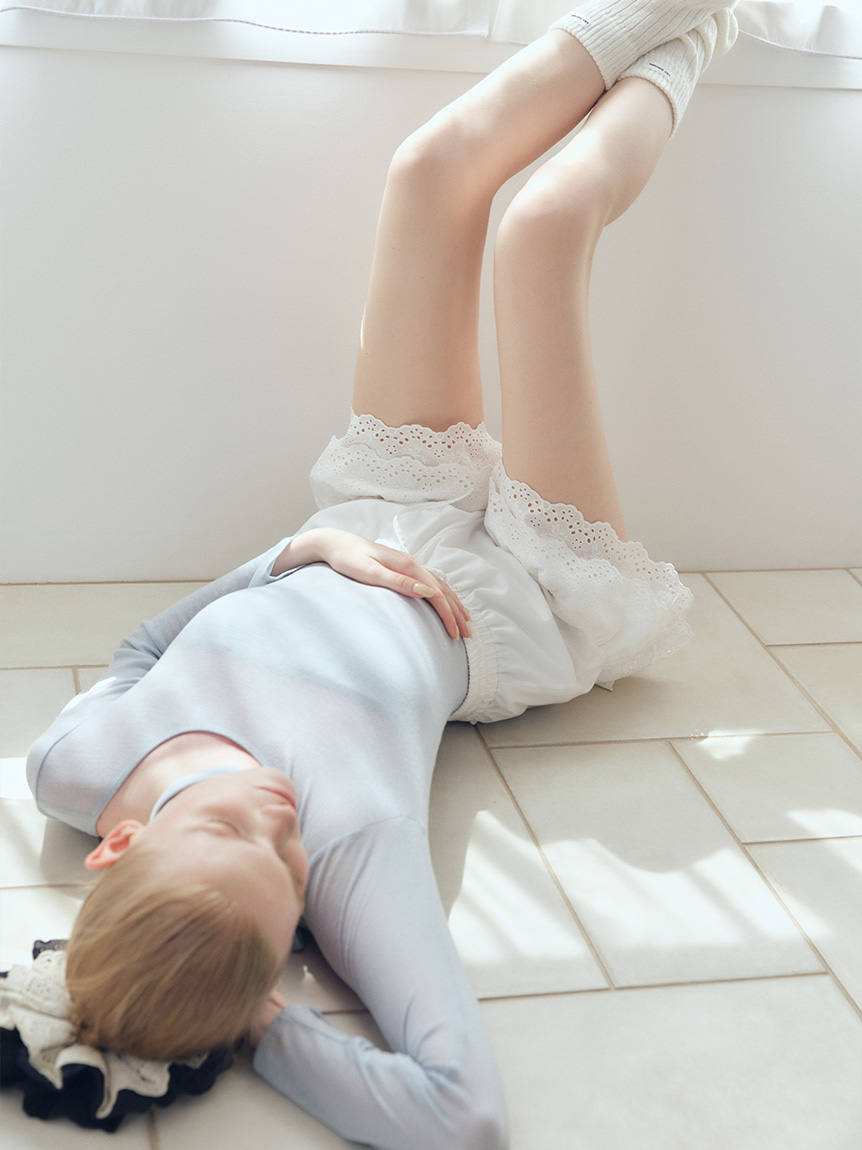 LILY BROWN Lingerie】バンドゥ付き2wayボディスーツ(Tシャツ