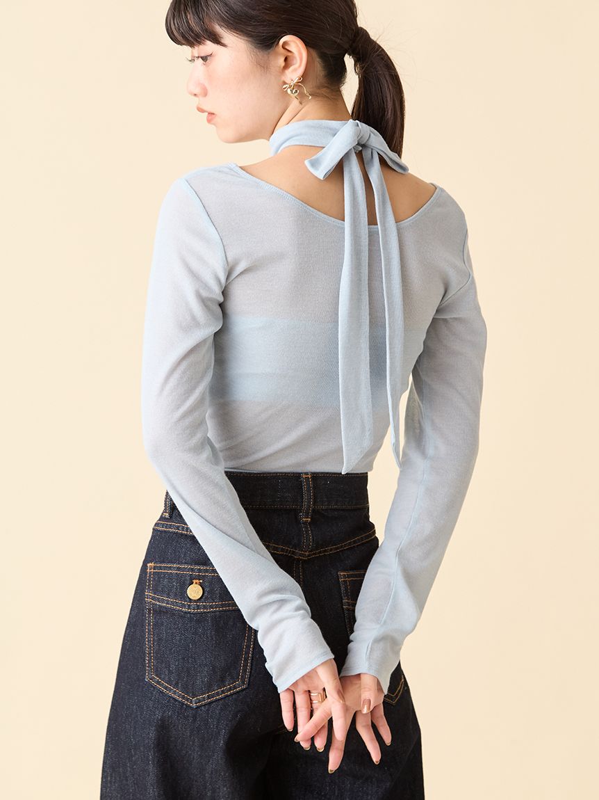 LILY BROWN Lingerie】バンドゥ付き2wayボディスーツ(Tシャツ