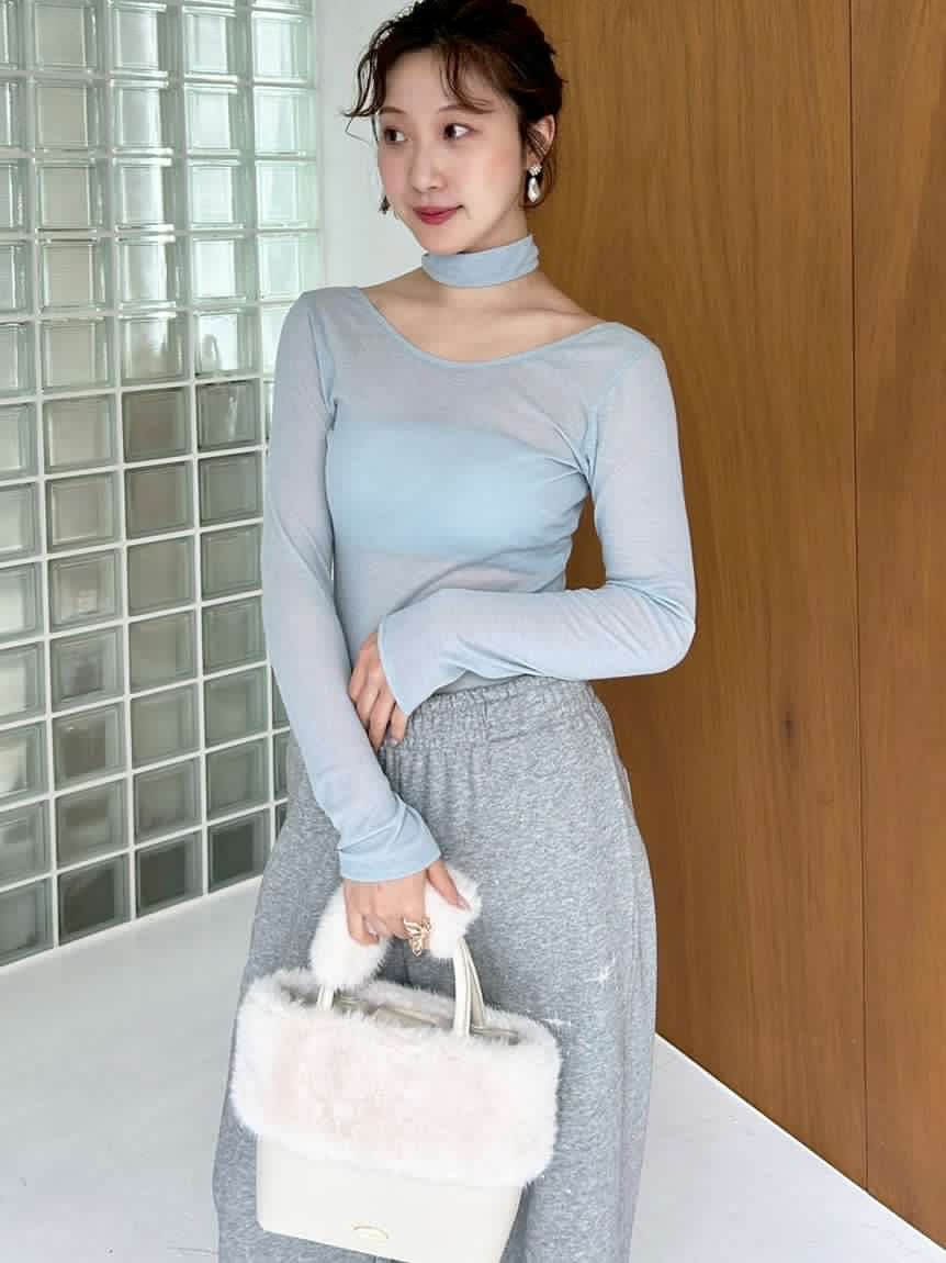 lily brownボディスーツ LILY BROWN Lingerie】バンドゥ付き2wayボディスーツ(Tシャツ