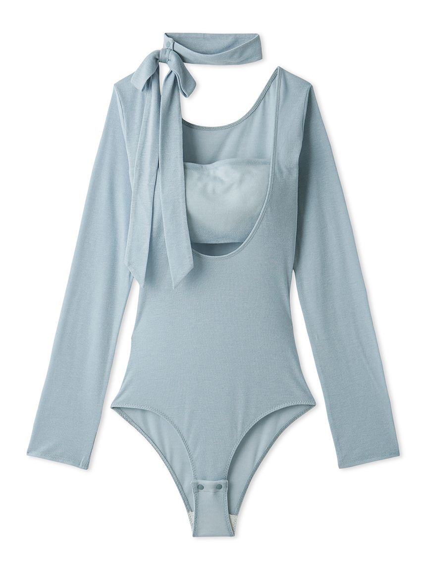 グレー ボディスーツ A95EL LILY BROWN Lingerie】バンドゥ付き2wayボディスーツ(Tシャツ