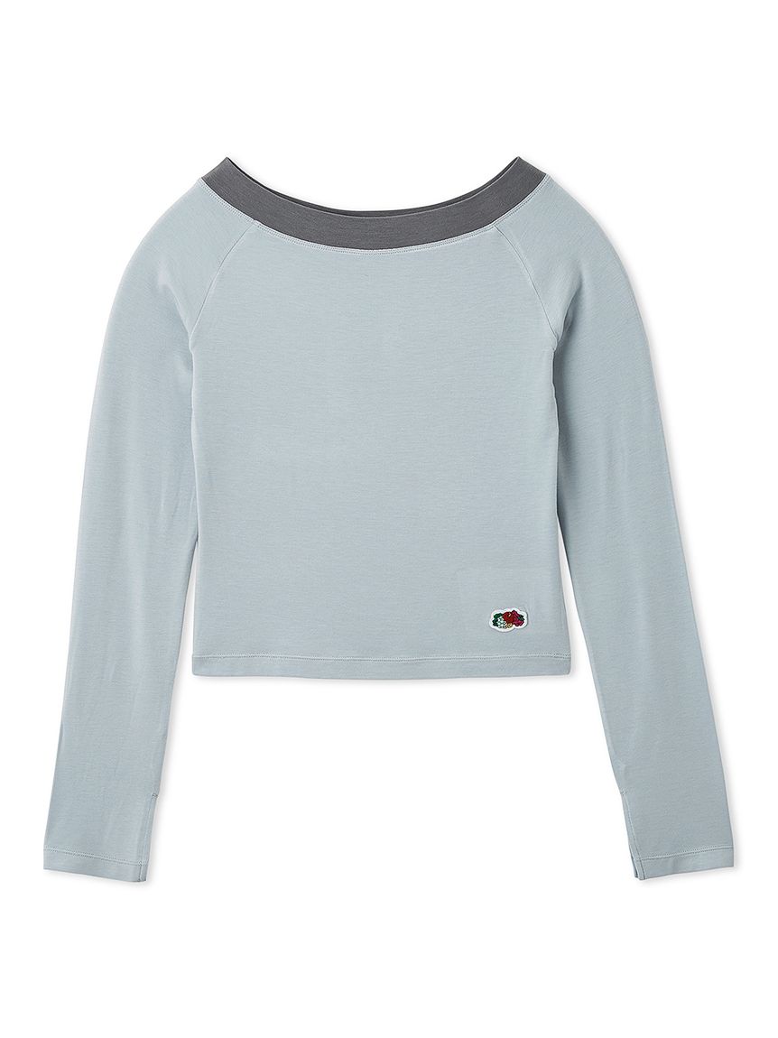 LILY BROWN Lingerie×FRUIT OF THE LOOM】2wayオフショルダートップス