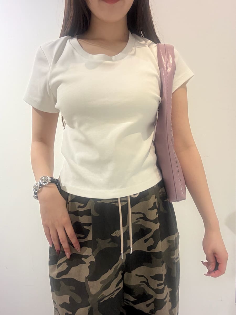 骨格タイプ別カップインTシャツ【ストレート】（接触冷感）(Tシャツ