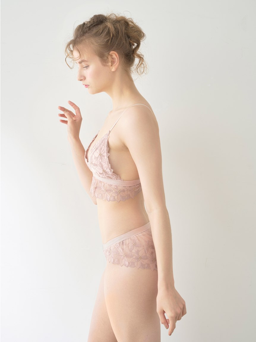 LILY BROWN Lingerie × gelato pique】ポインセチア ノンワイヤーブラ