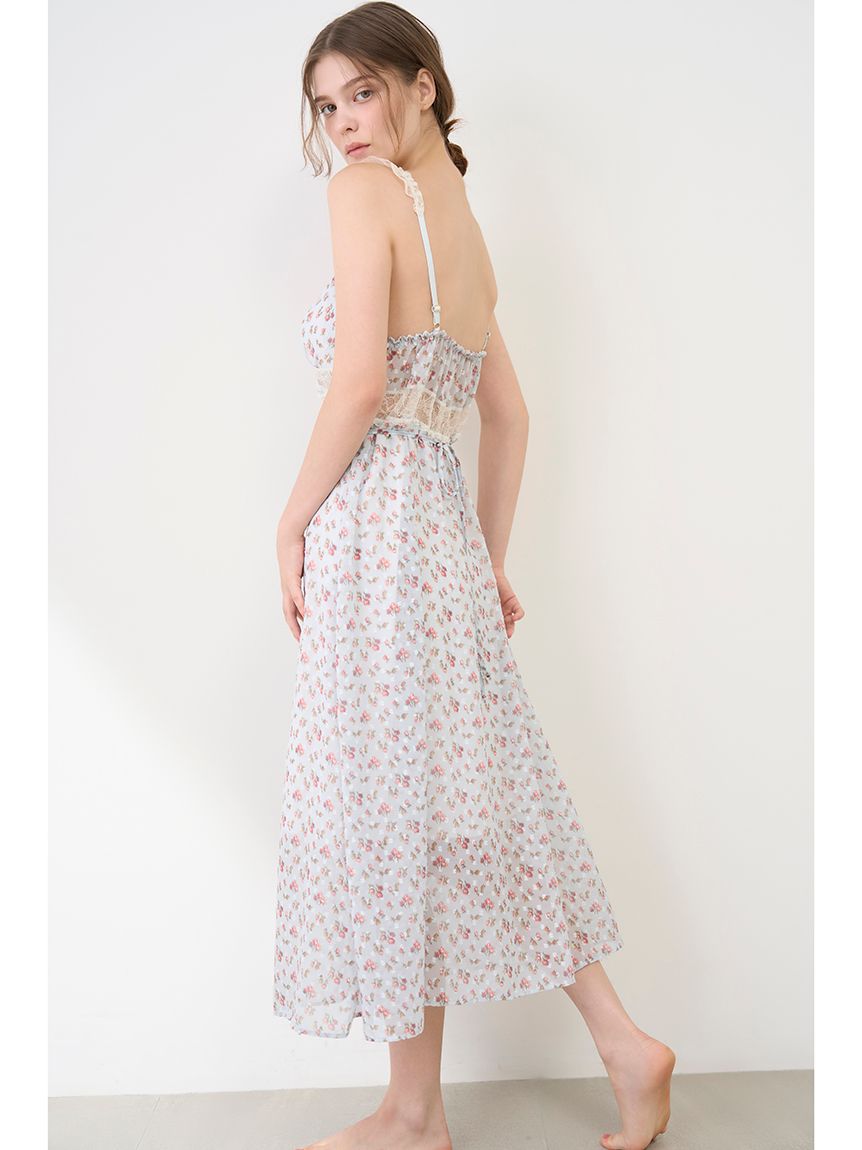 LILY BROWN Lingerie×ANNA SUI】カップ付きキャミワンピース(マキシ