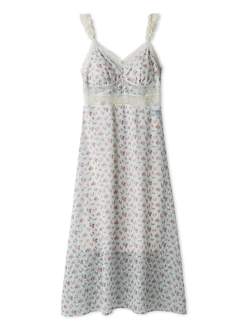 LILY BROWN Lingerie×ANNA SUI】カップ付きキャミワンピース(マキシ