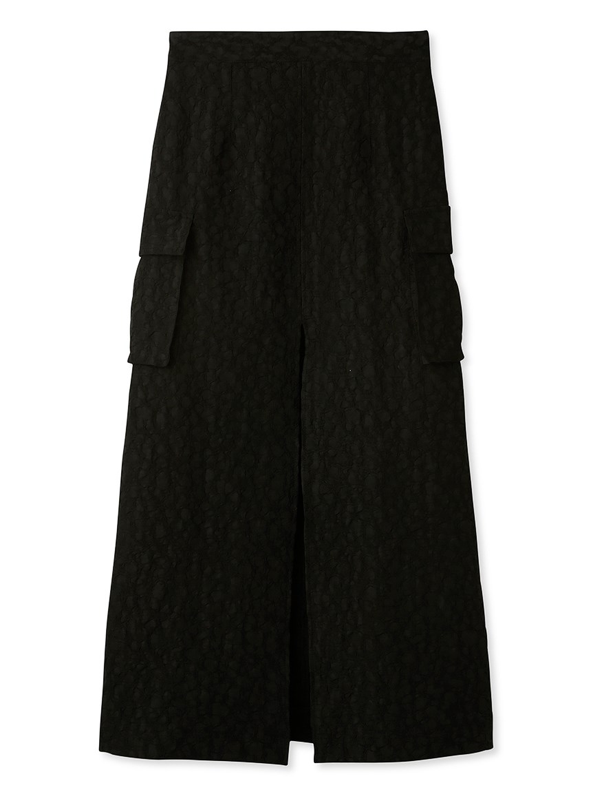 LILY BROWN Lingerie】フロントスリットワークスカート(ロングスカート