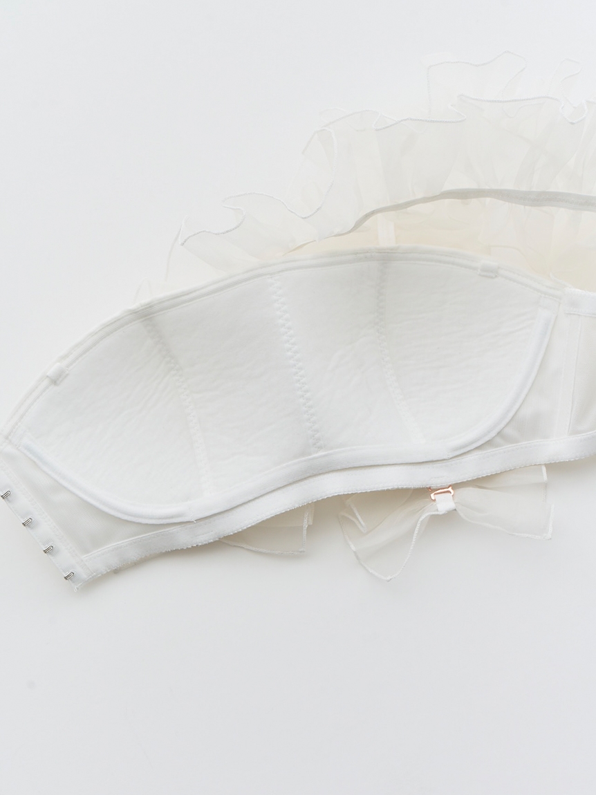 LILY BROWN Lingerie】ライククロスストラップレス / シルク