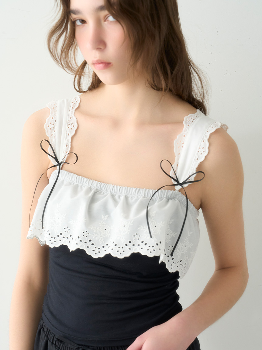 LILY BROWN Lingerie】2wayレーシーカップイントップス