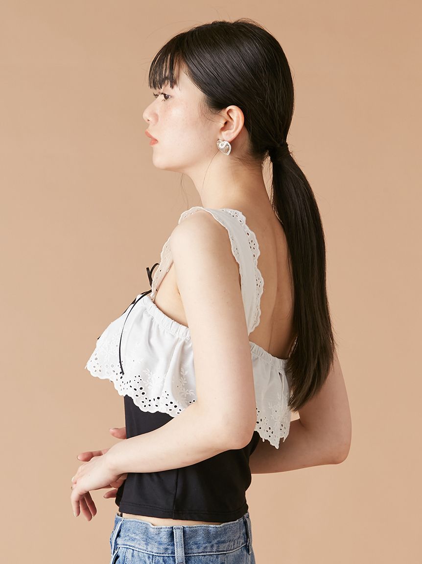 LILY BROWN Lingerie】2wayレーシーカップイントップス