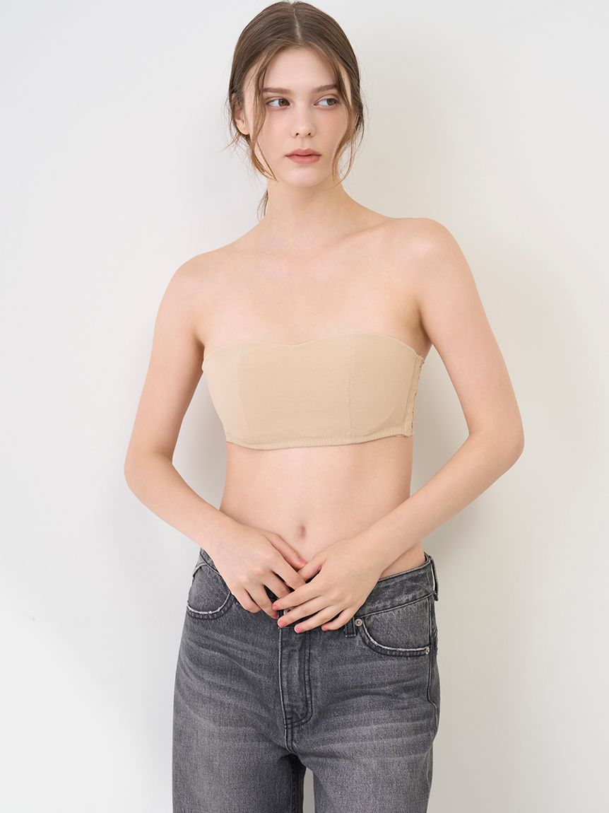 LILY BROWN Lingerie】シアーファンデ ストラップレスブラ(ブラ