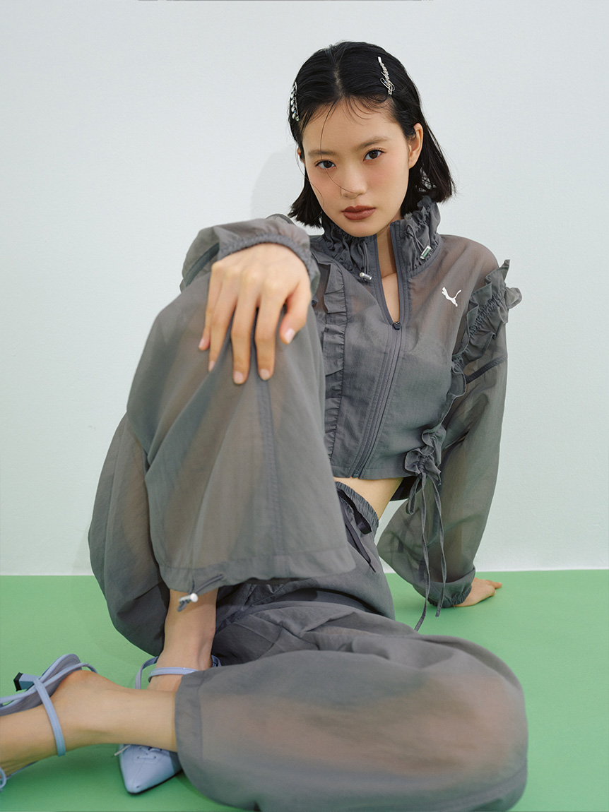 sacki.tさま専売 リリーブラウン  サテンガウン LILY BROWN×KEITA MARUYAMA】yozakuraスカジャン(サテンリバーシブル